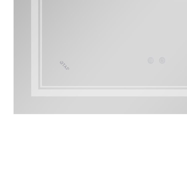 Дзеркало Qtap Cardinal (CA1) 800х500 з LED-підсвічуванням Touch, з антизапотіванням, з димером, рег. темп. кольору (3000-6500K) Reverse QT0478C5080 - 10