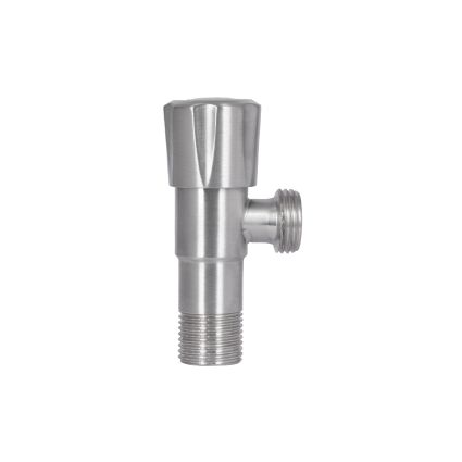 Кран кутовий Thermo Alliance Standart 1/2&amp;quot;ЗЗ нерж., з керам. буксою TAS347W1515SS - 5