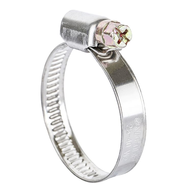 Хомут червячный нержавеющий 9мм D25-40мм 25шт Sigma (2510081) - 1