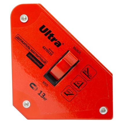 Держатель магнитный отключаемый 13кг 100×95×110мм (45,90,135°) ULTRA (4270122) - 1