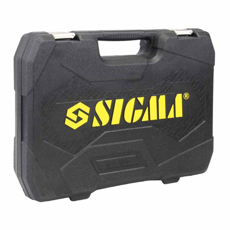 Набір насадок торцевих і біт 1/4&amp;quot;, 1/2&amp;quot; 94шт CrV mid Sigma (6003761) - 3