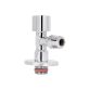 Кран кутовий Thermo Alliance Forte 1/2&amp;quot;Зх3/8&amp;quot;З з перехідником M10, хром TAF341W159 - 3