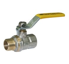 Кран кульовий газовий SANTAN 1" Professional ручка зовнішня/внутрішня