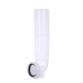 Кутова трубка змиву Qtap 82х74х262 мм White для інсталяції Standard QTSTD167W49807 - 1