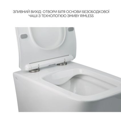 Комплект Qtap Crow 2 в 1: унитаз подвесной Rimless + биде подвесное - 4