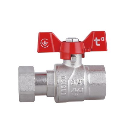 Кран кульовий прямий з накидною гайкою Forte 260W20 3/4в х 3/4в - 4