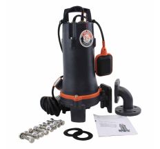 Насос канализационный 1.1кВт Hmax 18м Qmax 140л/мин (с режущим механизмом) LEO 3.0 (773951)