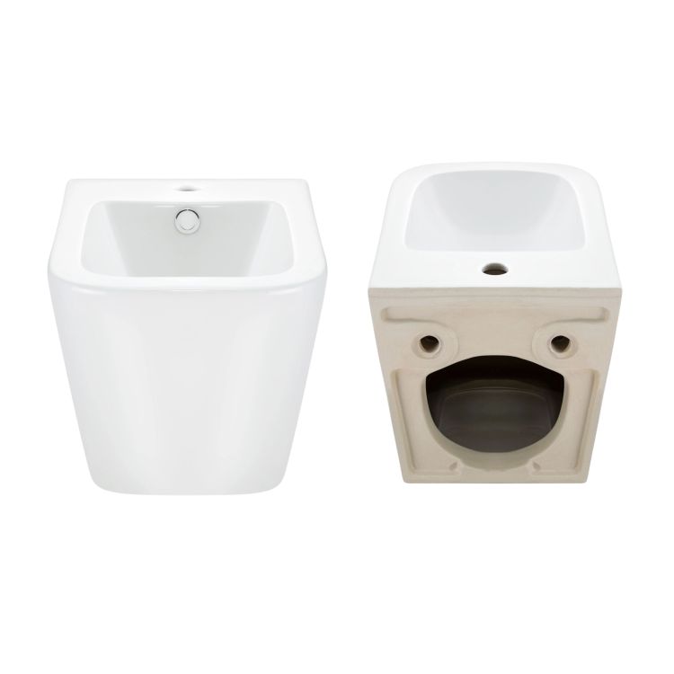 Комплект Qtap Tern 2 в 1: подвесной унитаз Ultra Quiet + биде подвесное - 6