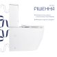 Унітаз підлоговий Qtap Evia Ultra Quiet 630×350×795 мм з сидінням Soft-close, White QTEVI27W49258 - 4