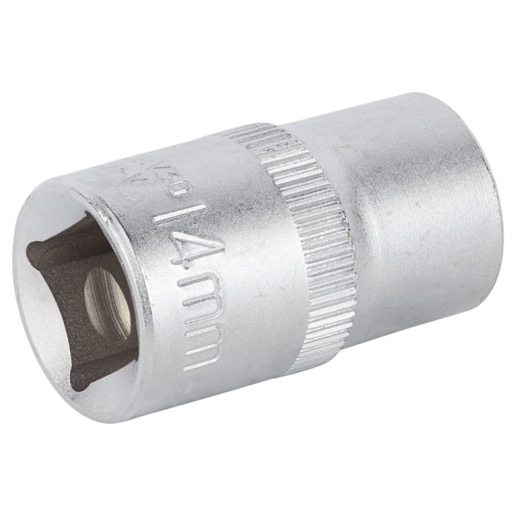 Насадка шестигранная короткая 1/2&amp;quot; 14мм CrV mid Sigma (6071141) - 4