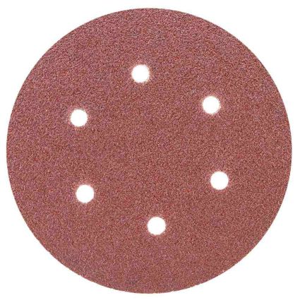 Шлифовальный круг 6 отверстий Ø150мм P60 (10шт) Sigma (9122241) - 1