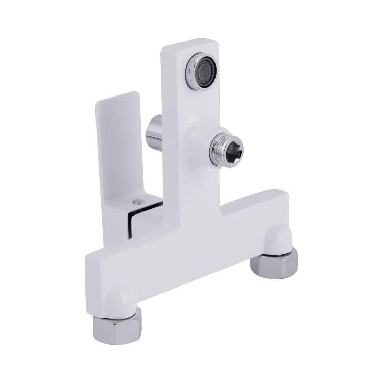 Змішувач для ванни Gemini (з душовим гарнітуром) QTGEM259CRW45683 Chrome/White Qtap - 5