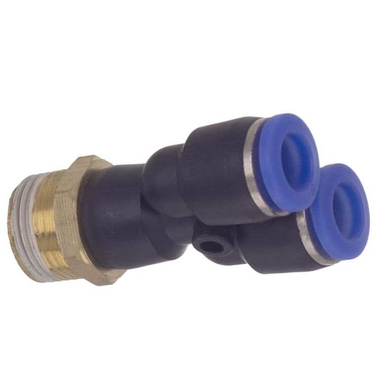 Штуцер цанговий (Y-подібний) Sigma Ø8*8*8 мм МТ 3/8&amp;quot; - 5