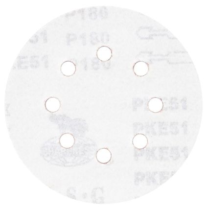 Шлифовальный круг 8 отверстий Ø125мм P180 (10шт) Sigma (9122691) - 2