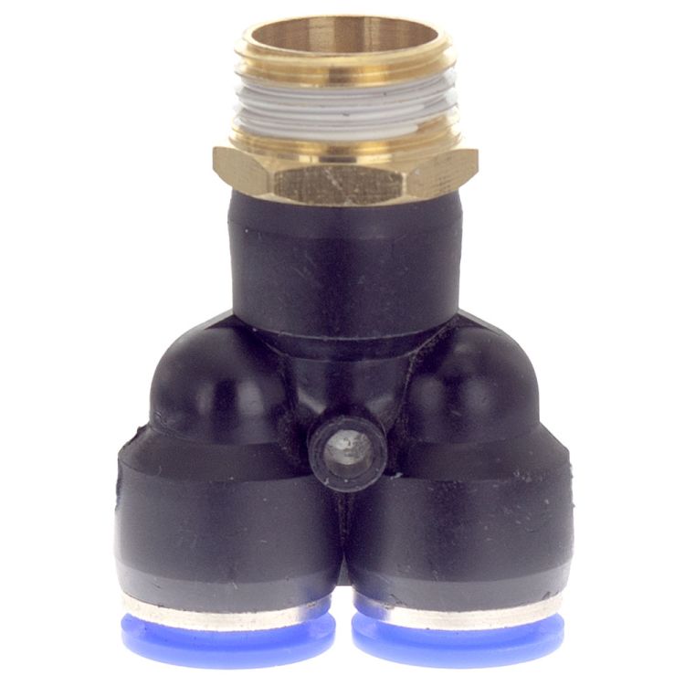 Штуцер цанговый (Y-образный) Ø12*12*12мм МТ 1/2&amp;quot; Sigma (7027911) - 3