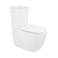 Унітаз підлоговий Qtap Leo Ultra Quiet 620×355×790 мм з сидінням Soft-close, White QTLEO27W49261 - 1