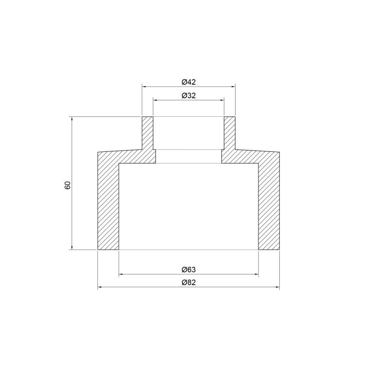 Муфта PPR Thermo Alliance 63х32 - 2