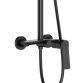 Душова система для душу Qtap Slavonice на два споживача QTSLA110BLM45914 Black Matt - 3