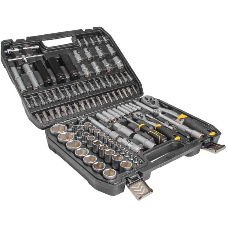 Набір насадок торцевих і біти 1/4&amp;quot; 1/2&amp;quot; 114шт CrV SIGMA (6003781) - 2