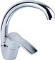 Смеситель ML Ø40 для кухни гусак ухо на гайке AQUATICA (ML-4B141C) - 1