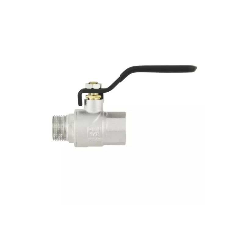 Кран шаровый 1/2&amp;quot; черная ручка вода RAFTEC DRH11 - 2