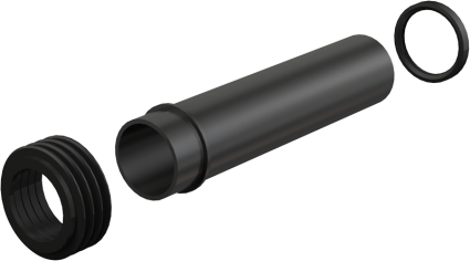 M901 Прокладка підводки + вивід А100 + гофрирована прокладка 45*58*25 Alca Plast - 1