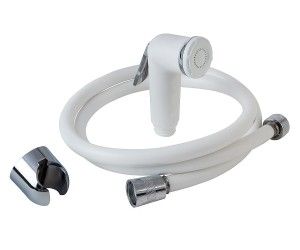 Гигиеническая лейка Valtemo VSS-632130 с точечным креплением и шлангом White/Grey - 1