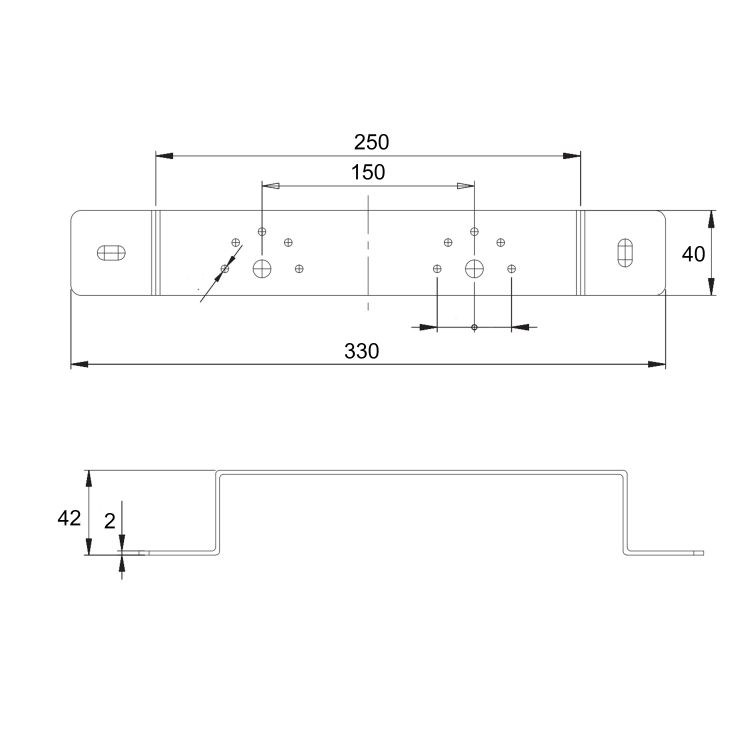 Кронштейн Icma для монтажа гіпсокартону 150 № 432 - 2