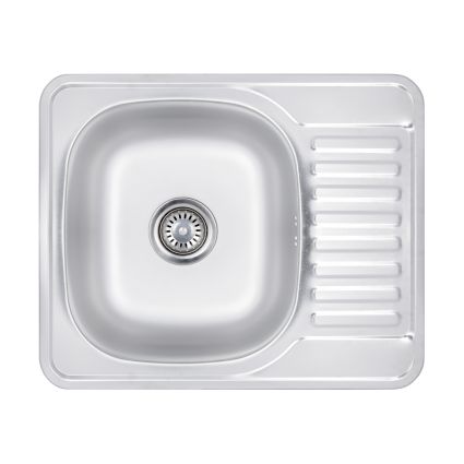 Кухонна мийка Brinex 5848 0,8 мм Satin (BRIN5848SAT08) - 1