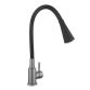 Змішувач для кухні Lidz Aria 015F31 (k35) з гнучким виливом LDARI015F31BGRP49566 Graphite/Black - 4
