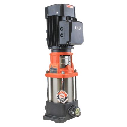 Насос центробежный многоступенчатый вертикальный 380В 2.2кВт H 170(143)м Q 58(33)л/мин нерж LEO 3.0 innovation LVR(S)2-19 (7710483) - 1
