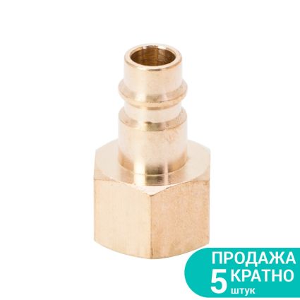 Штуцер с внутренним резьбовым соединением 3/8&amp;quot; (латунь) Sigma (7022551) - 1