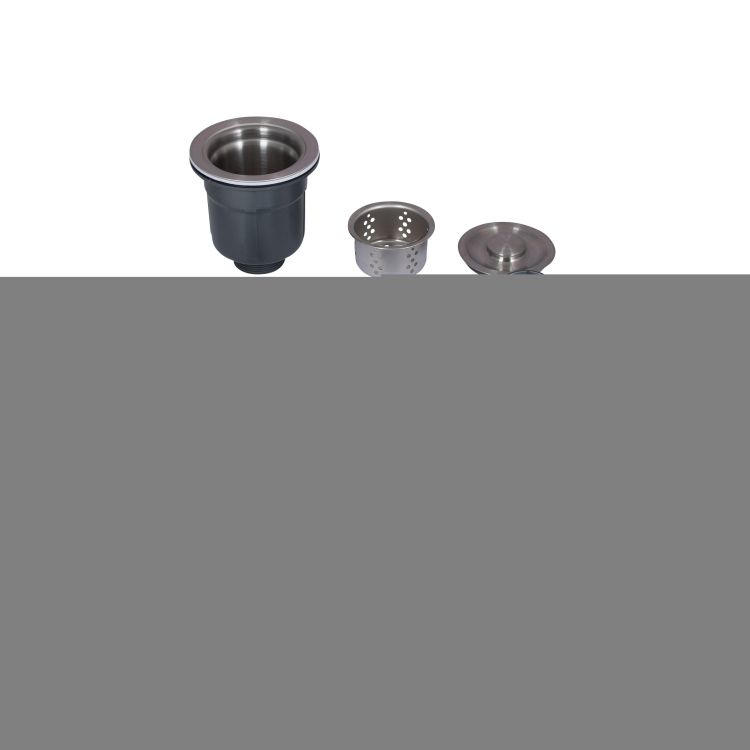 Кухонна мийка Lidz H5050B 3.0/0.8 мм Brush Black (LDH5050BPVD3008) - 8