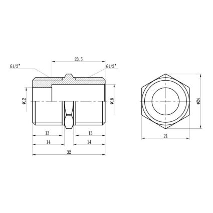 Ниппель удлиненный SD Forte 1/2&amp;quot; - 2