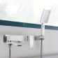 Змішувач для ванни Qtap Swan Cascada з поворотним виливом (з душовим гарнітуром) QTSWA260CRM45565 Chrome - 8