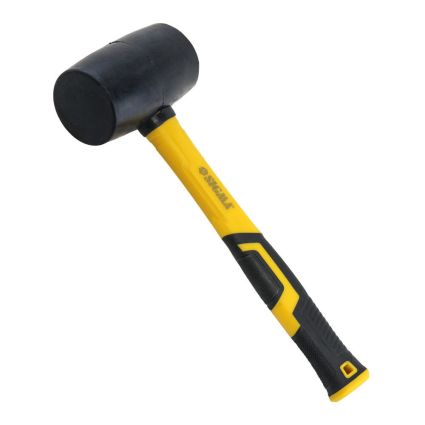 Киянка резиновая чёрная 450г фиберглассовая рукоятка SIGMA (4317361) - 2