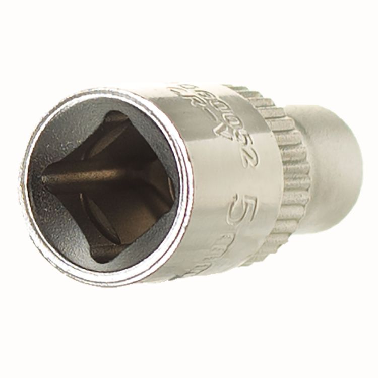 Насадка шестигранна коротка 1/4&amp;quot; 5мм CrV ULTRA (6060052) - 3