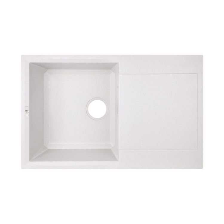 Кухонна мийка Lidz 790x495/230 WHI-01 (LIDZWHI01790495230) - 1