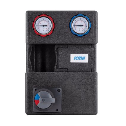 Насосна група Icma №R001 1 1/2&amp;quot;x1&amp;quot; підключення ліворуч, без насоса 93R001AFS53SC - 1