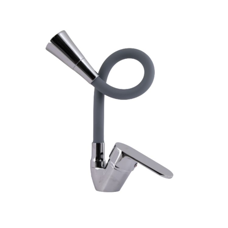 Смеситель для кухни Tani 008F3 с гибким изливом (k40) LDTAN008F3GCR39507 Grey/Chrome Lidz - 3