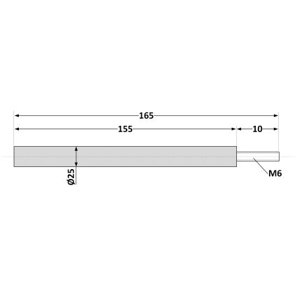 Анод для керамічних водонагрівачів Thermo Alliance d 40 мм / 140 мм (1801250572) - 2