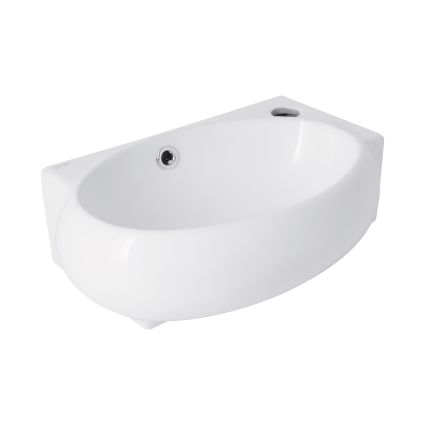Раковина Qtap Leo 420x280x150 White QT11111008RW - 1