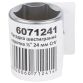 Насадка шестигранна коротка 1/2&amp;quot; 24мм CrV mid Sigma (6071241) - 5