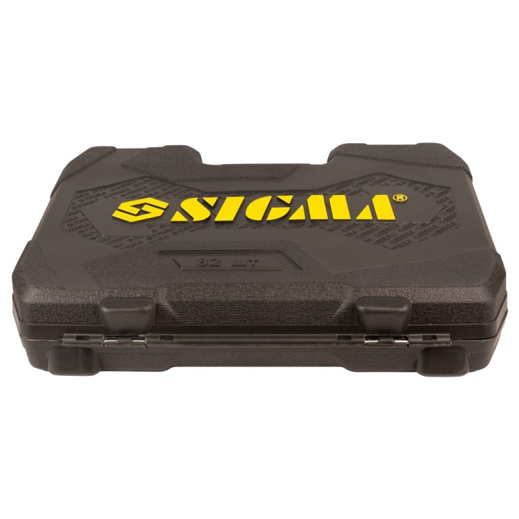 Набор насадок торцевых и бит 1/4&amp;quot;, 1/2&amp;quot; 82шт CrV mid Sigma (6001551) - 8