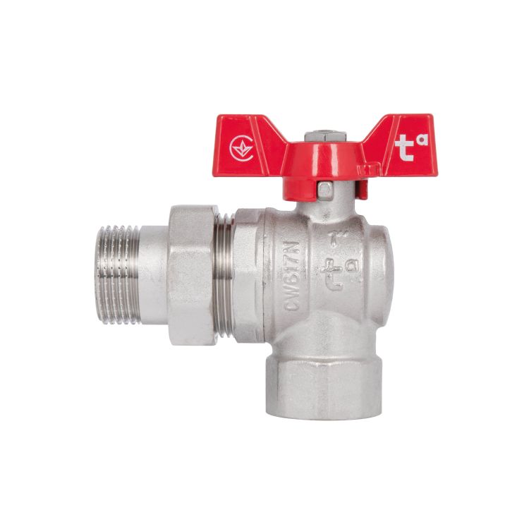 Кран шаровой &amp;quot;Американка&amp;quot; SD Forte 1&amp;quot; угловой - 4