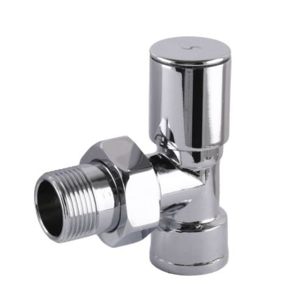 Кран кутовий ВЕРХ 1/2 хром Solomon для рушникосушки 1845 - 1