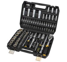 Набір насадок торцевих і біт 1/4", 1/2" 94шт CrV mid Sigma (6003761)