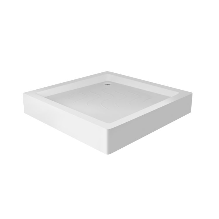 Душовий піддон квадратний акрил 90x90x16см Mazur LMAST909016 Lidz - 1