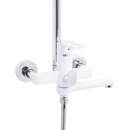 Душова система універсальна Lidz Latwa 1031 на три споживача (з виливом) (k35) White LDLAT1031WHI48994 - 4