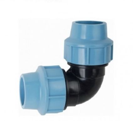 Колено зажимне SantehPlast 90х90 мм - 1